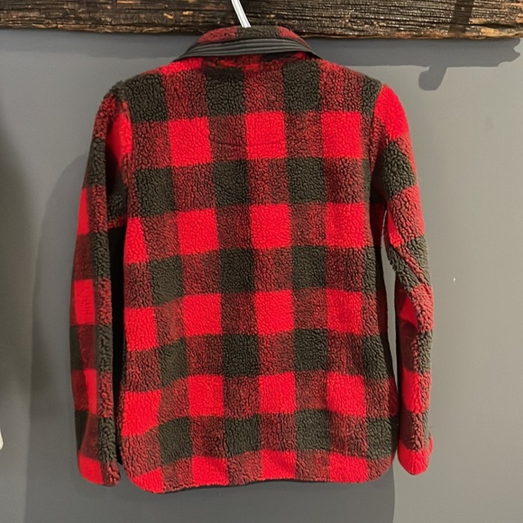 Abercrombie Buffalo check Sherpa sweater - Picture 2 of 3